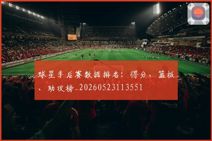 球星季后赛数据排名：得分、篮板、助攻榜_20260523113551